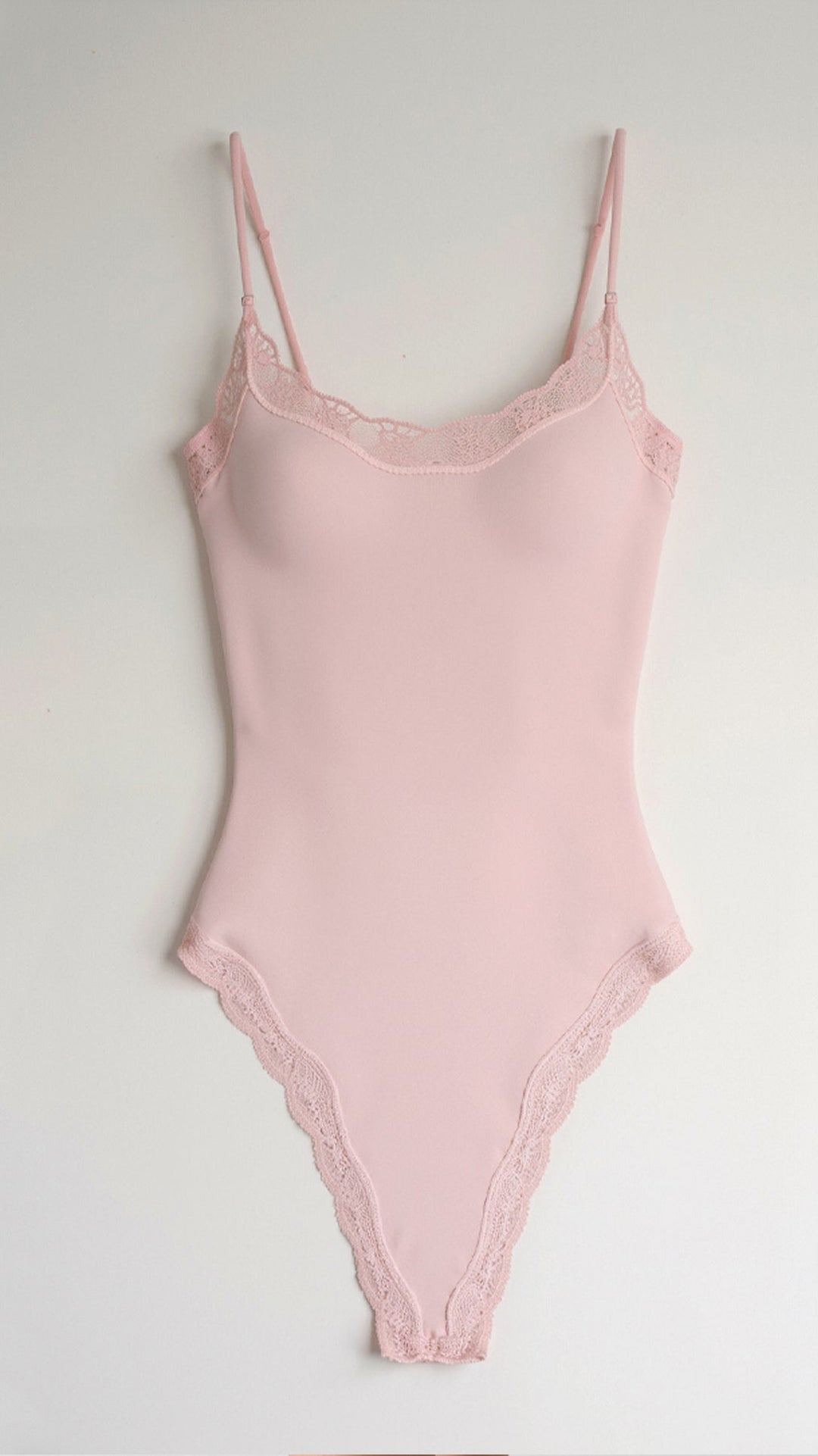 Seamless Lace Thong Bodysuit