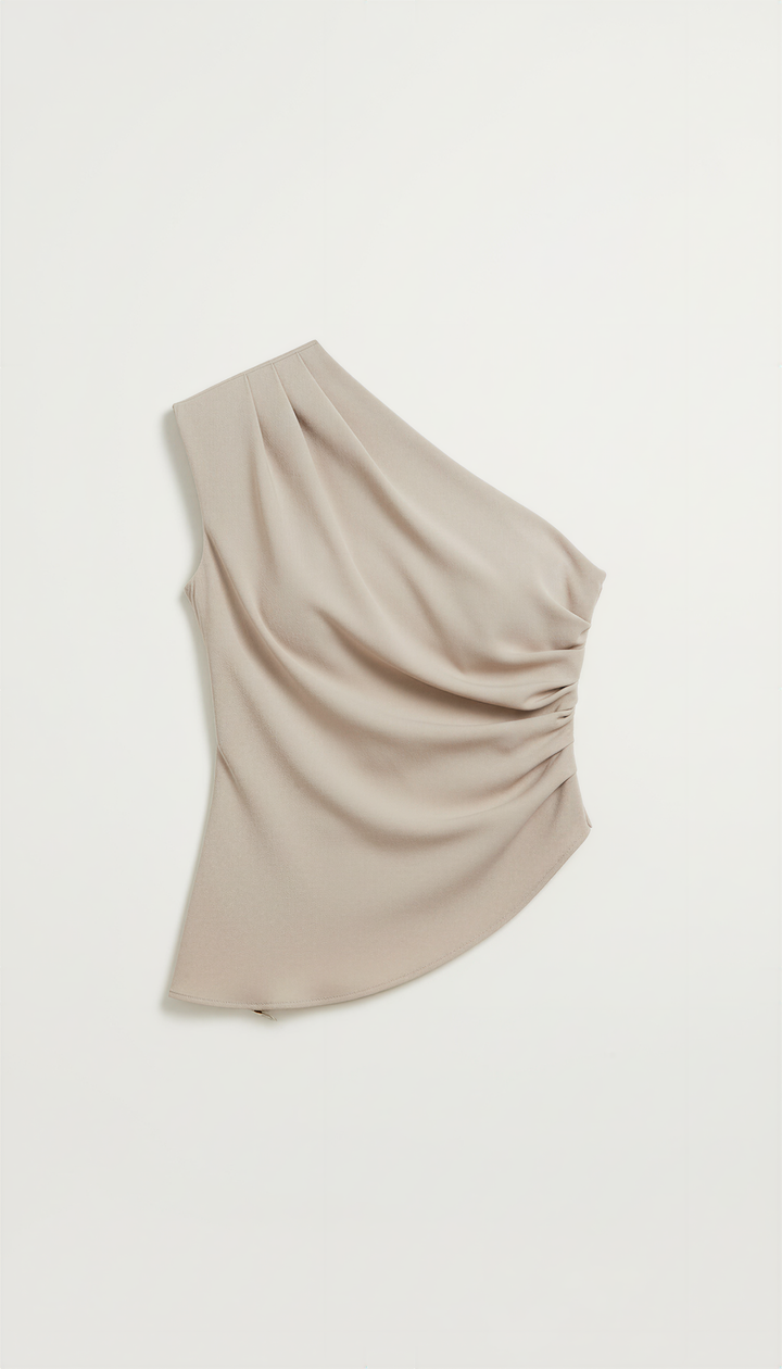 Selene Sleeveless One-Shoudler Top