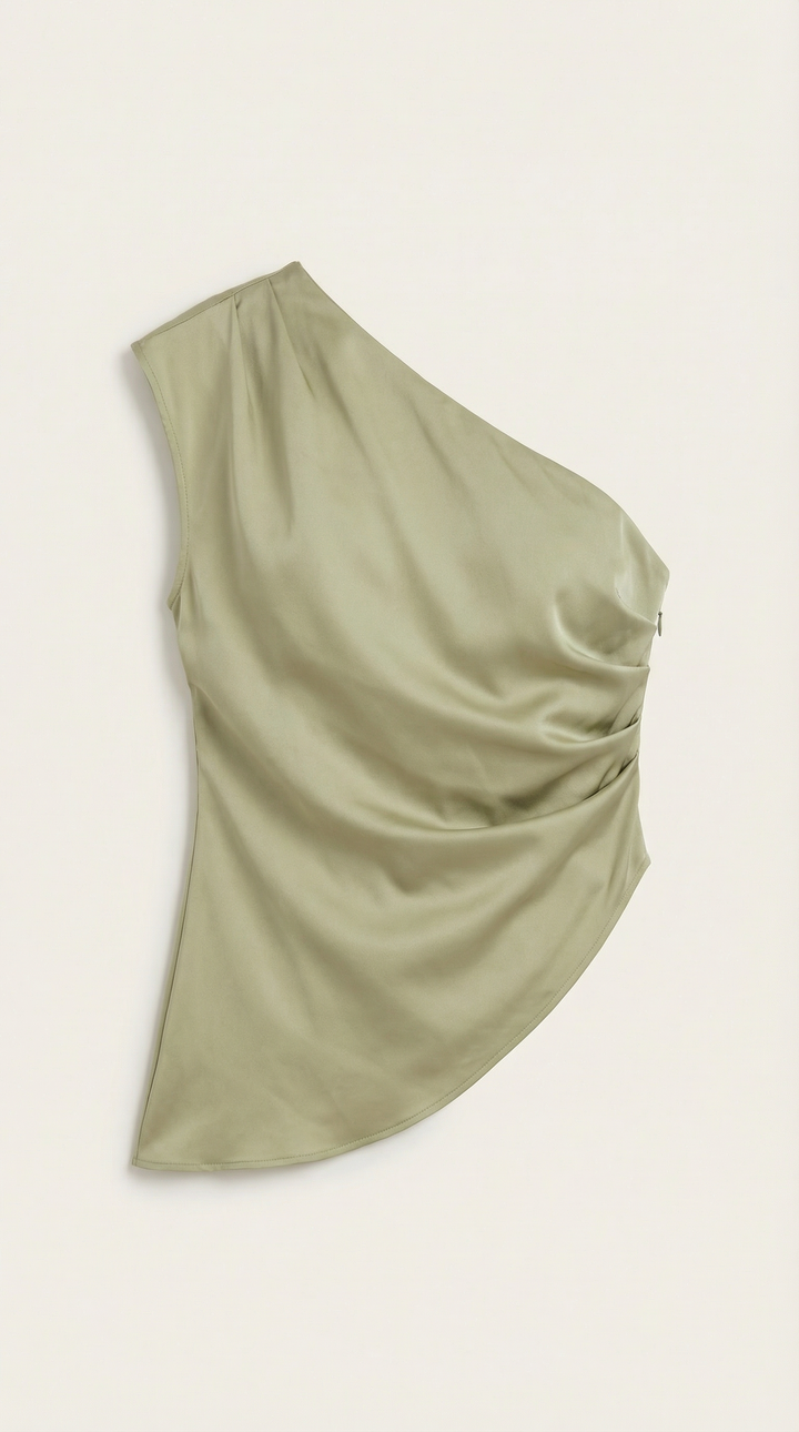Selene Sleeveless One-Shoudler Top