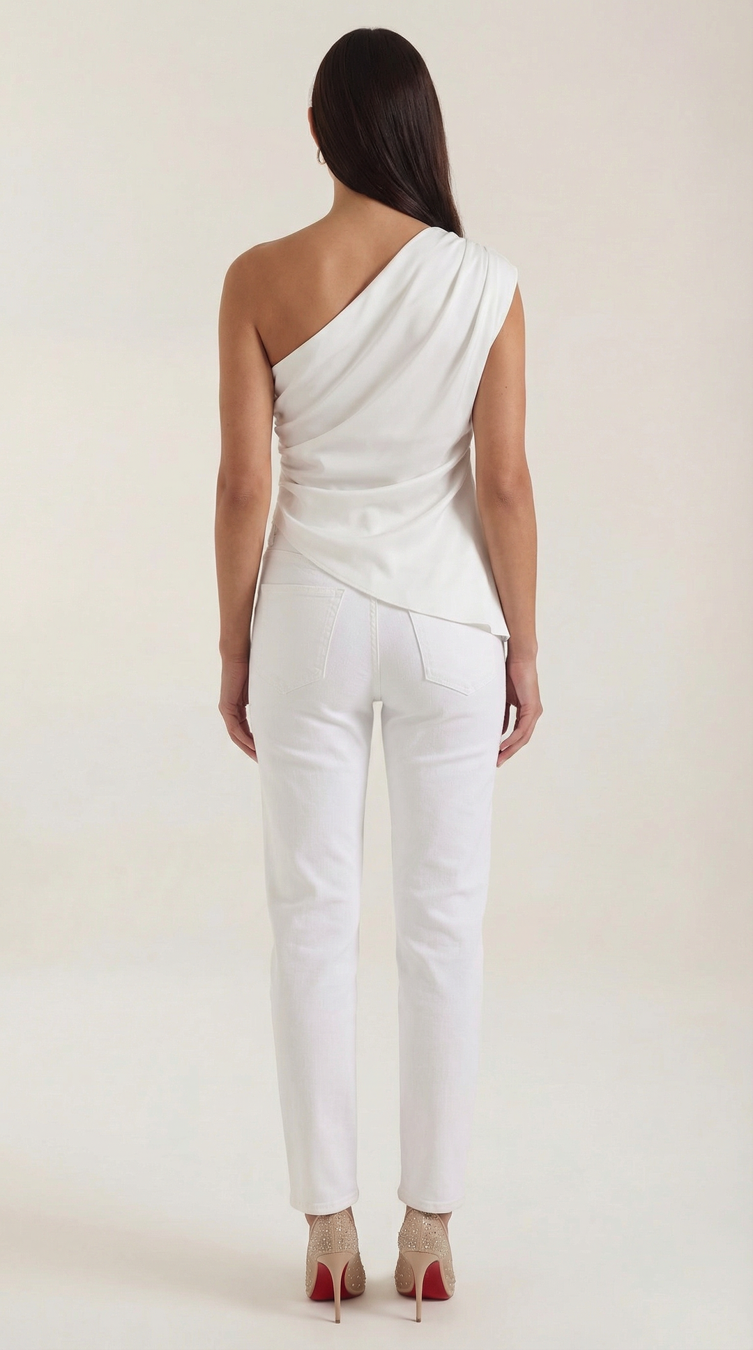 Selene Sleeveless One-Shoudler Top