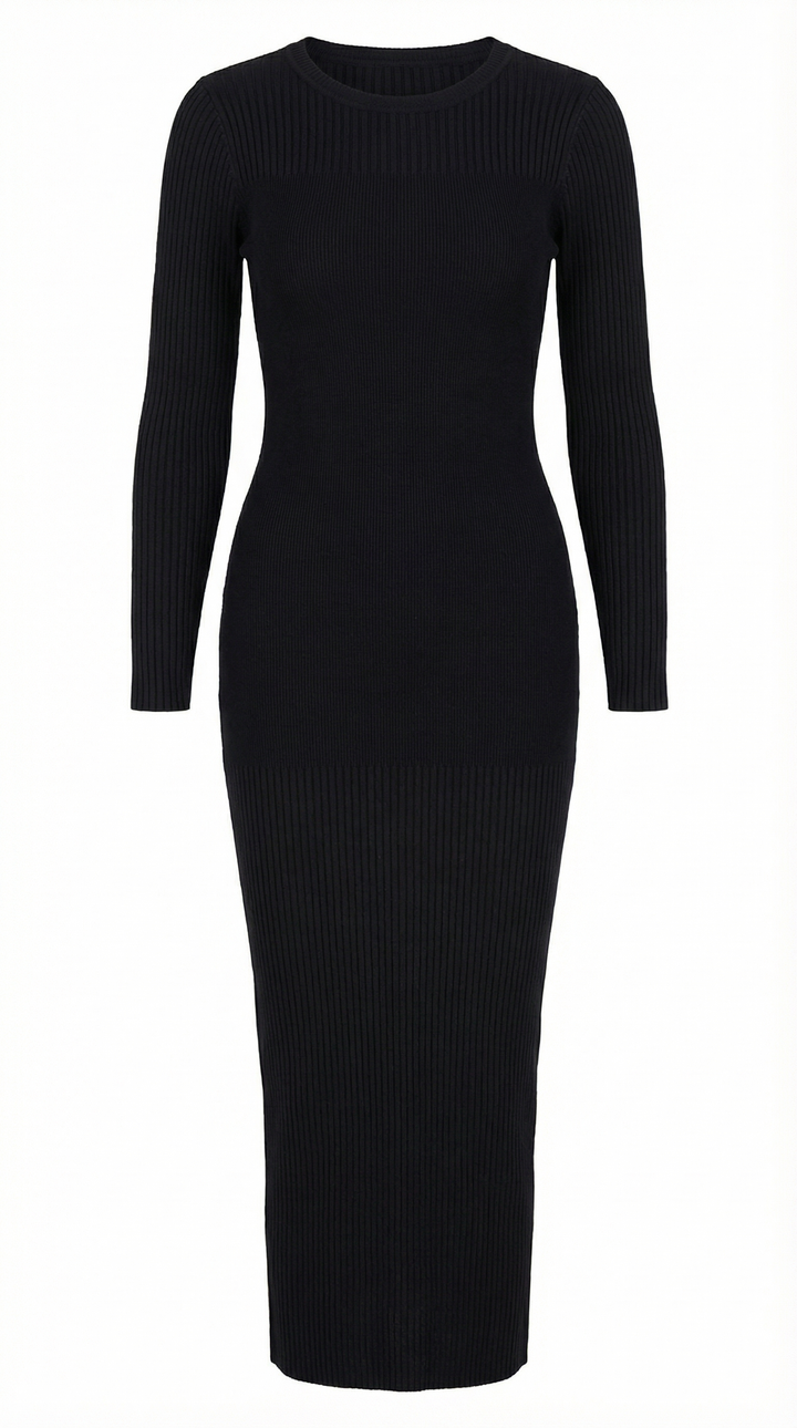 Sheila Ribbed Bodycon Midi Dress
