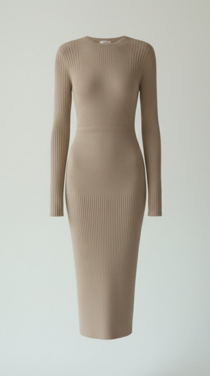 Sheila Ribbed Bodycon Midi Dress