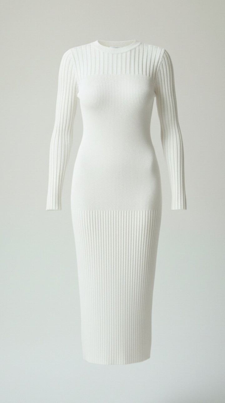 Sheila Ribbed Bodycon Midi Dress