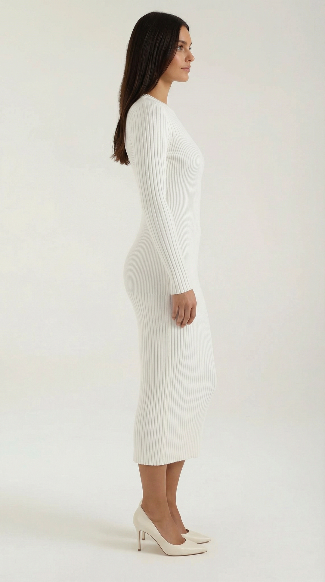 Sheila Ribbed Bodycon Midi Dress