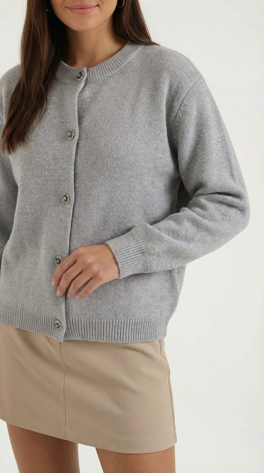 Sherry Knitted Button-Up Cardigan