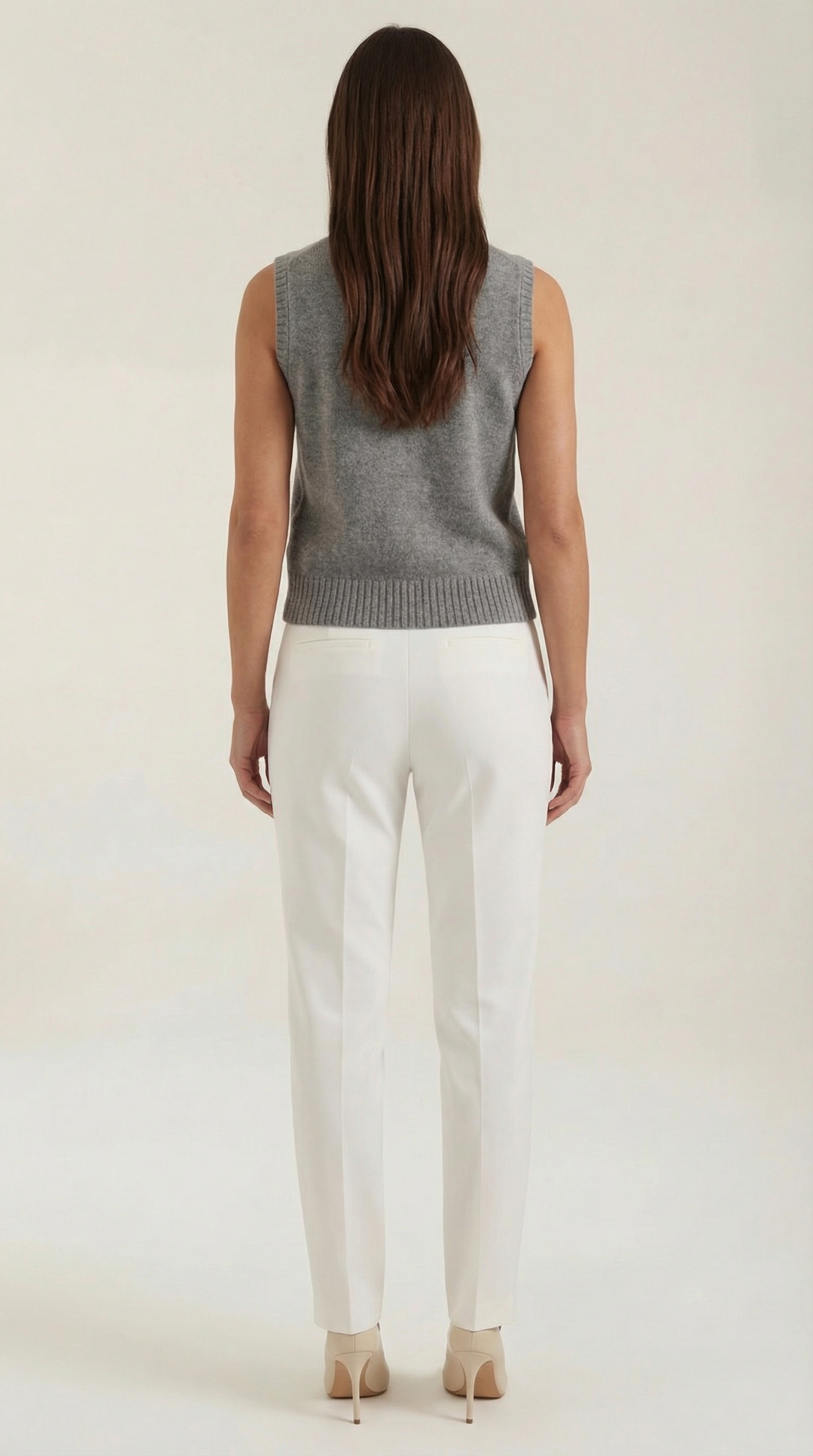 Sylvia Button-Down Knit Sweater Vest
