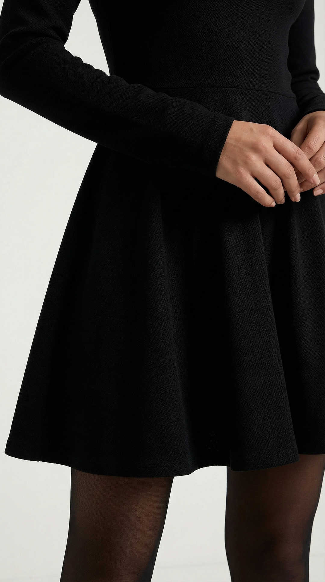 Tiffany Long Sleeve Flare Mini Dress