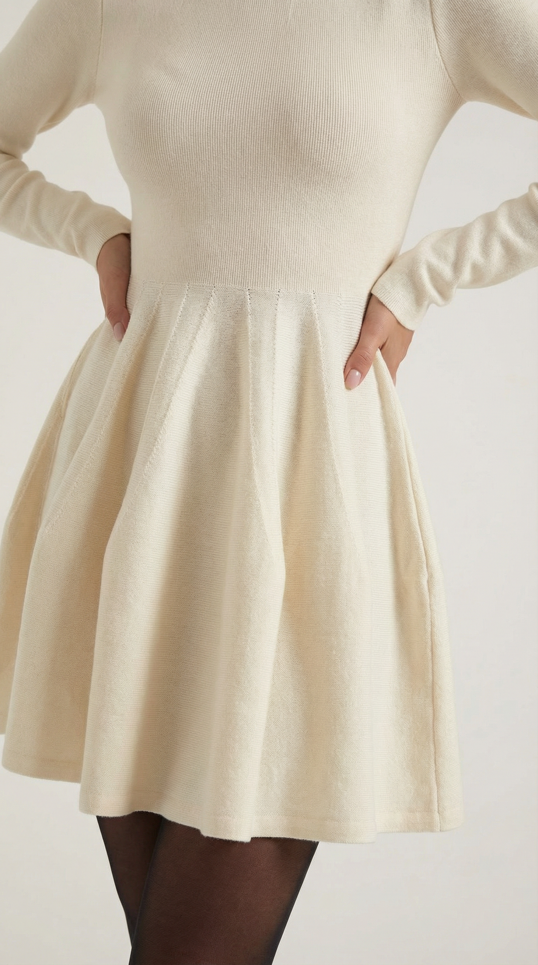 Tiffany Long Sleeve Flare Mini Dress