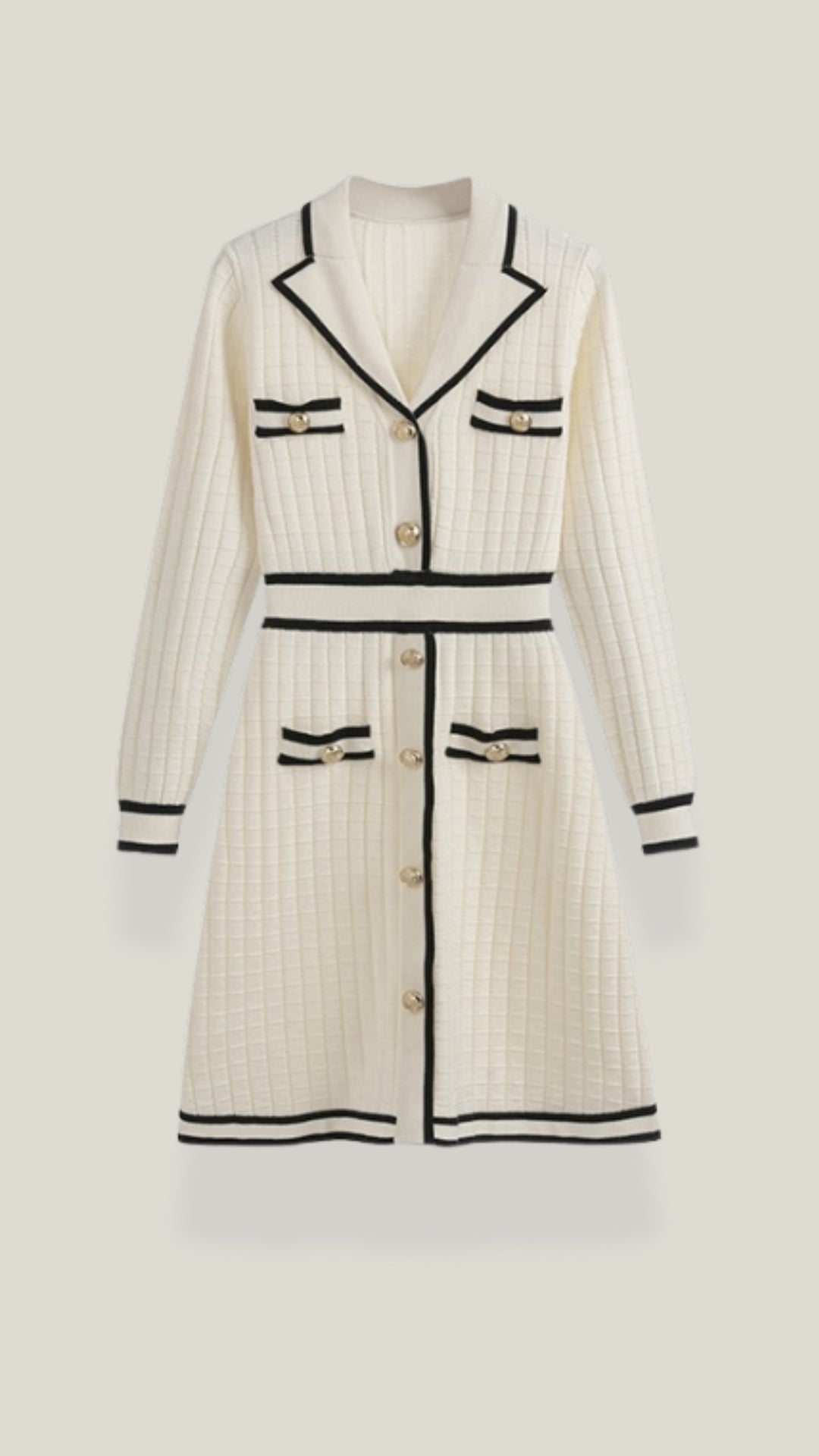 Tracy Contrast Trim Mini Dress