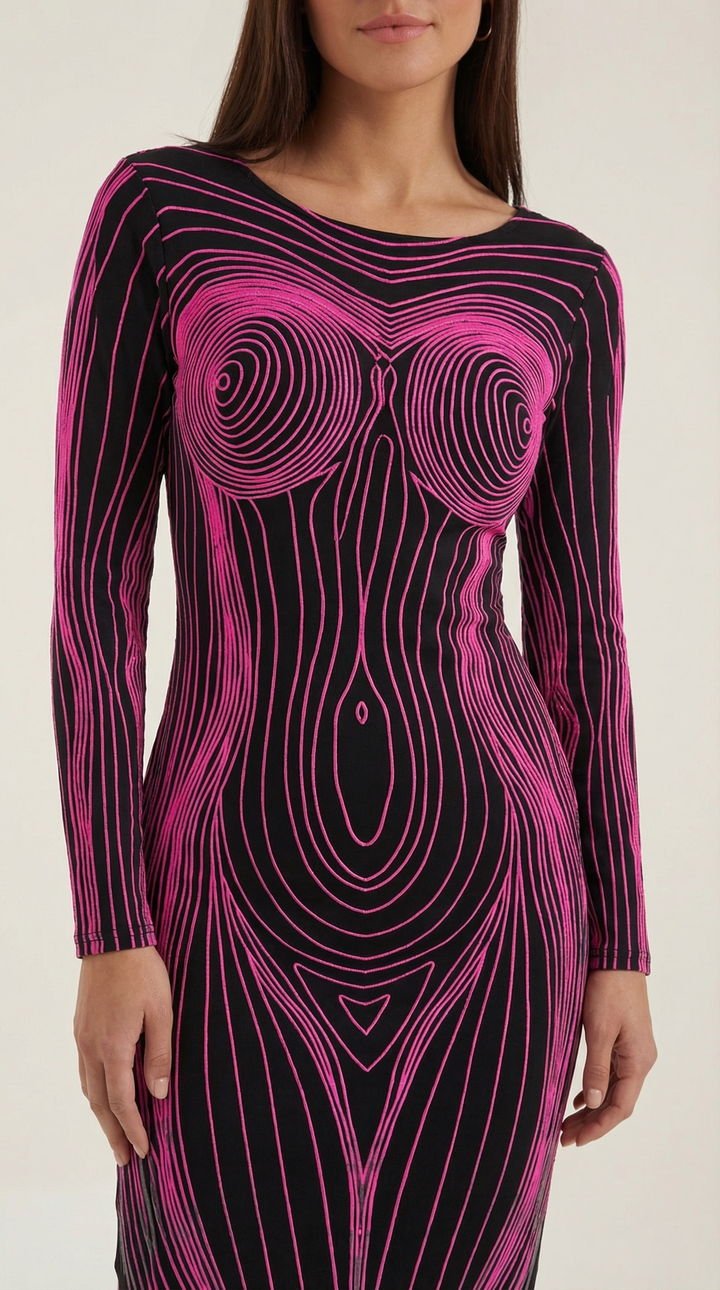 Xiomara Bodycon Maxi Dress