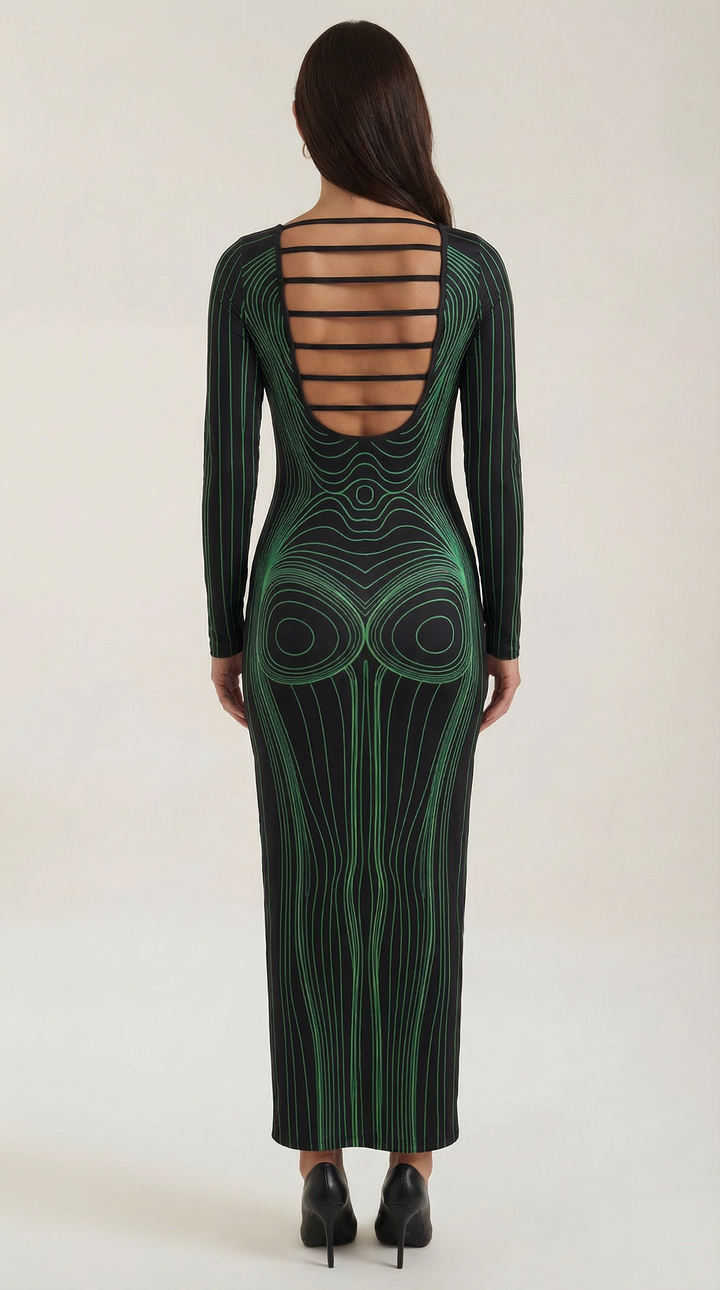 Xiomara Bodycon Maxi Dress