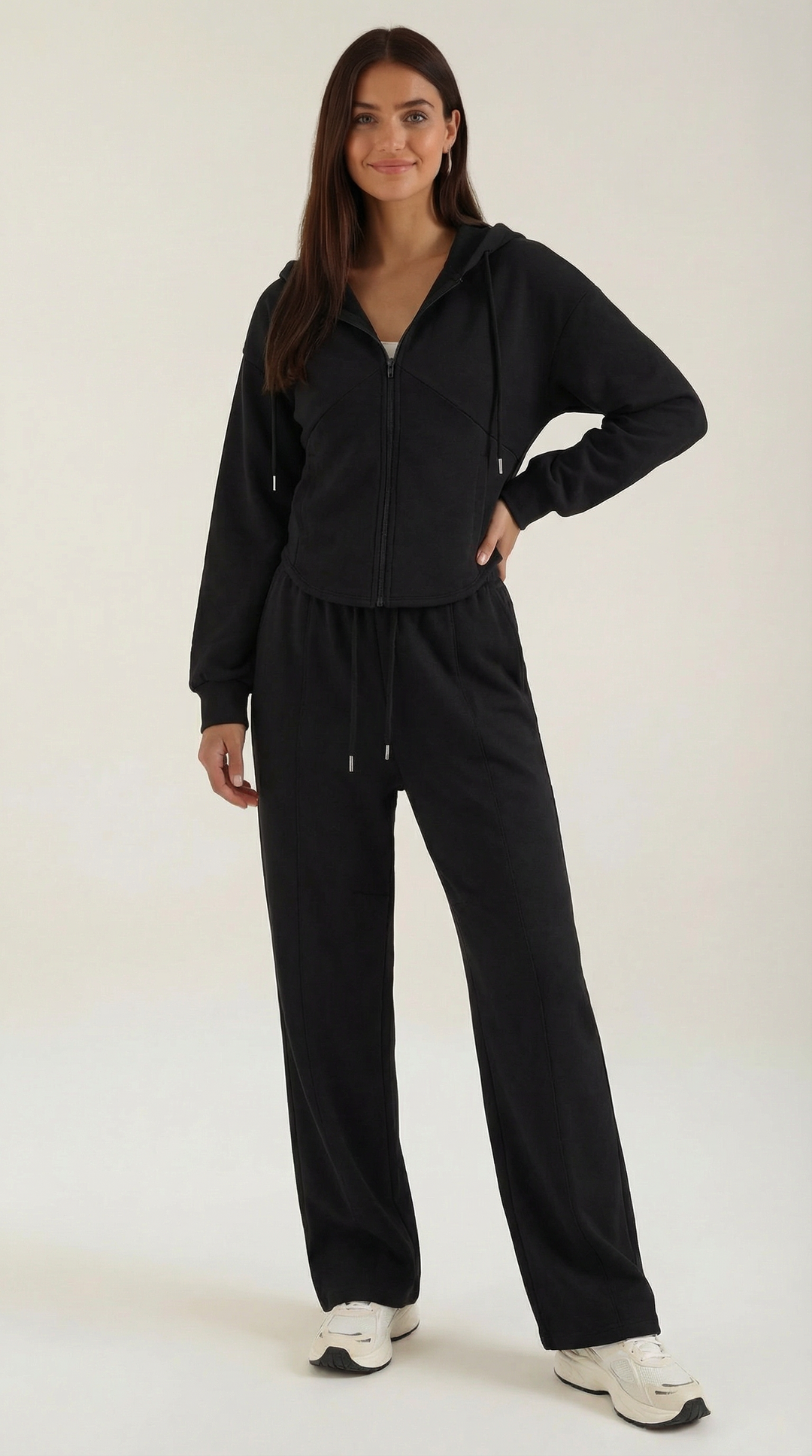 Yolanda Hoodie and Wide Leg Pants Set