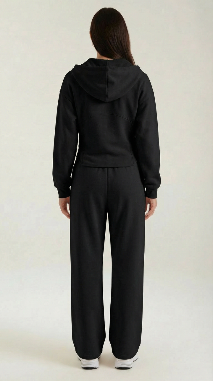 Yolanda Hoodie and Wide Leg Pants Set