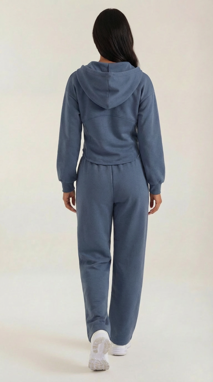 Yolanda Hoodie and Wide Leg Pants Set