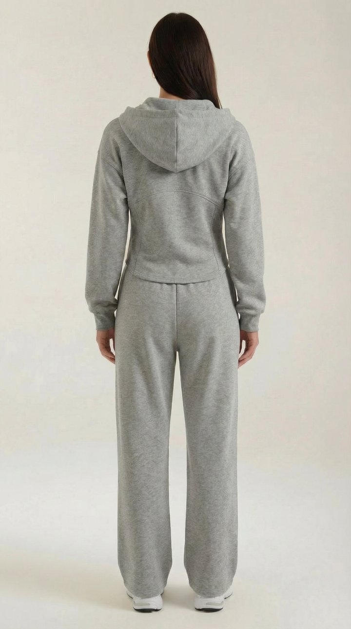 Yolanda Hoodie and Wide Leg Pants Set